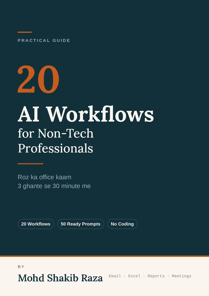 20 AI Workflows for Non-Tech Professionals